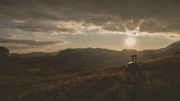 Durmitor National Park, fine art landscape photography, Montenegro nature photography, golden hour photography, mountain sunset, limited edition prints, luxury wall art, Dinaric Alps, contemplative bench, serene landscapes, dramatic skies, sunset silhouette, peaceful wilderness photography, high-end art decor, exclusive fine art prints